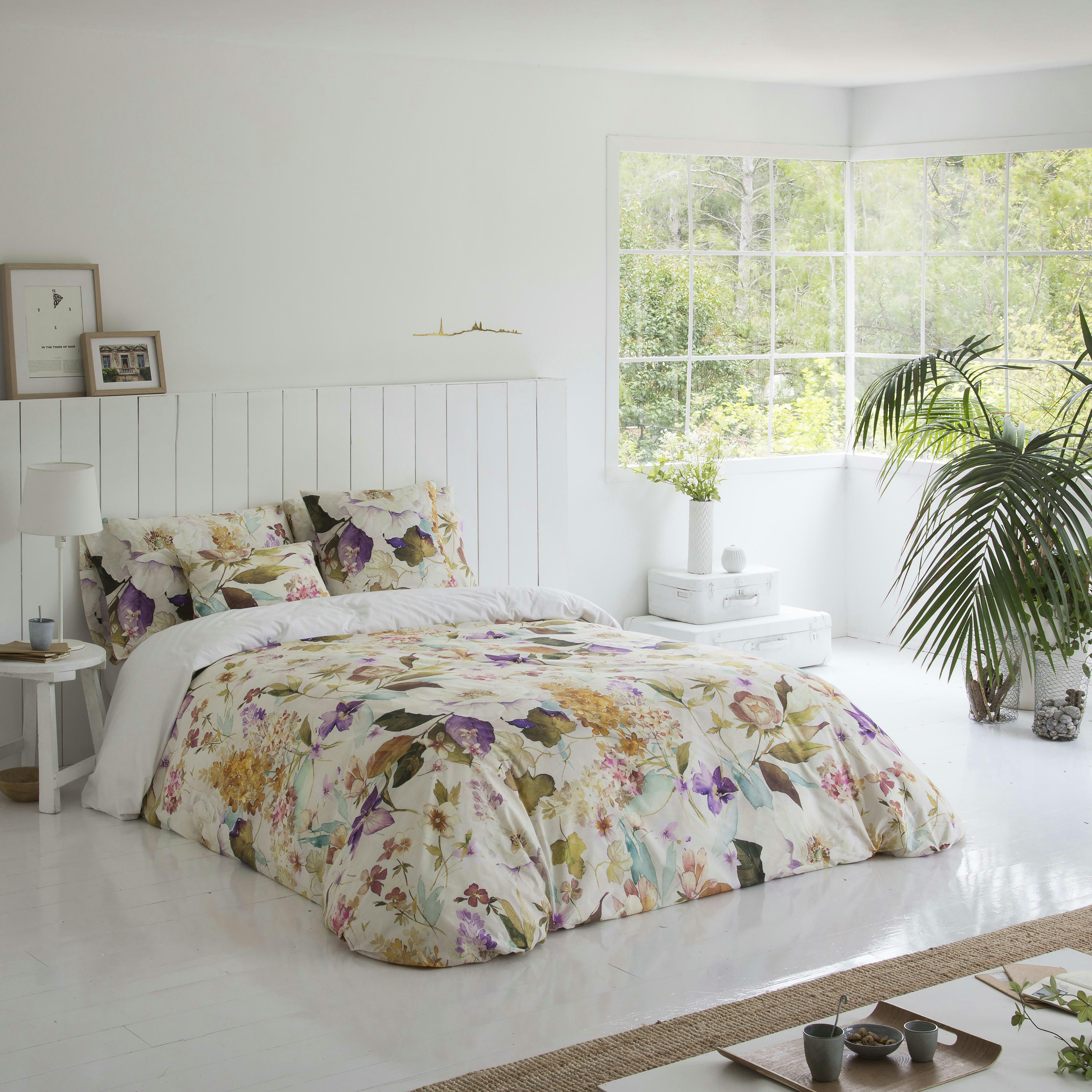 DAGOSTINI - Housse de couette imprimé en percale Coton Multicolore 140x200 cm