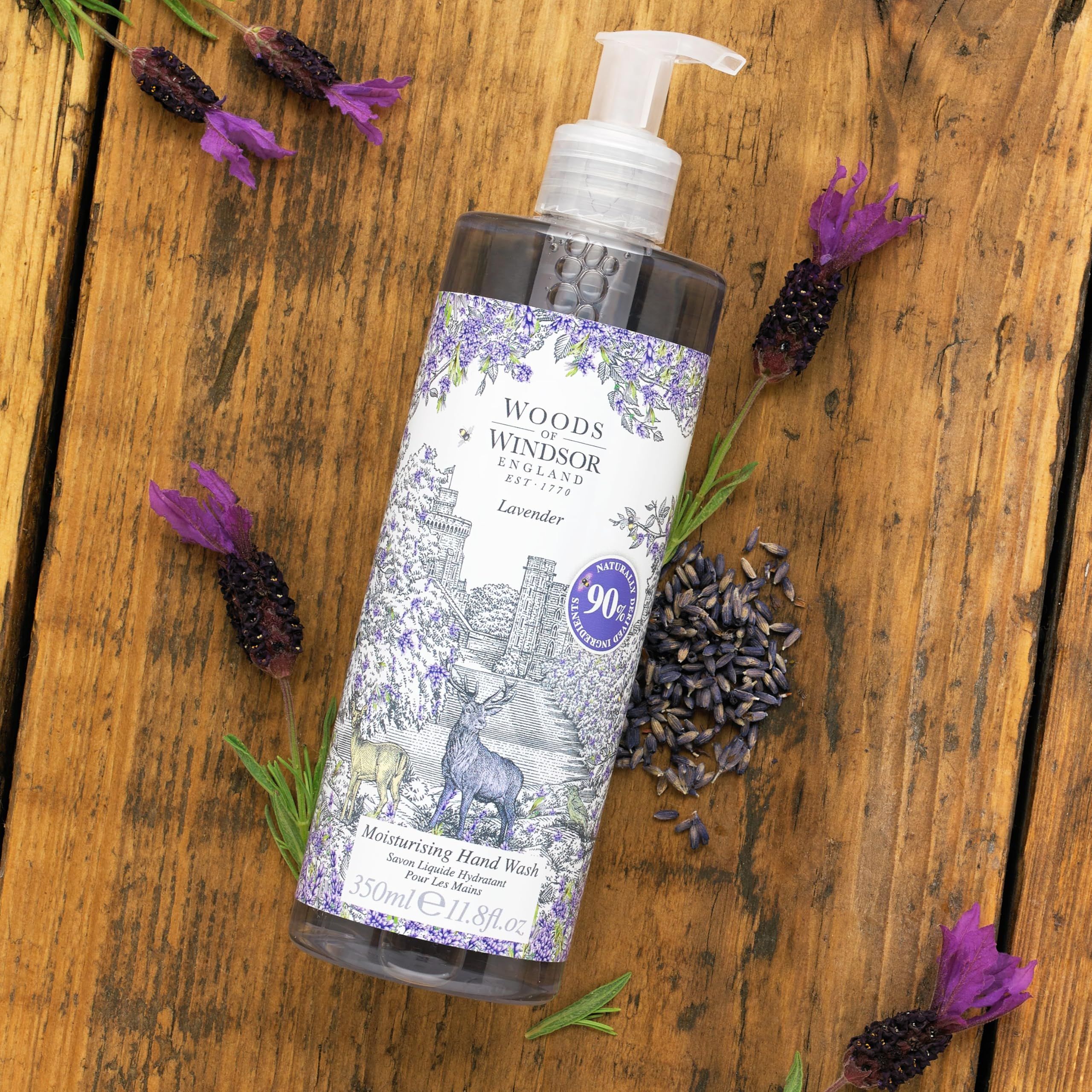 Woods of Windsor Lavender Hand Wash Soap Moisturising 350ml