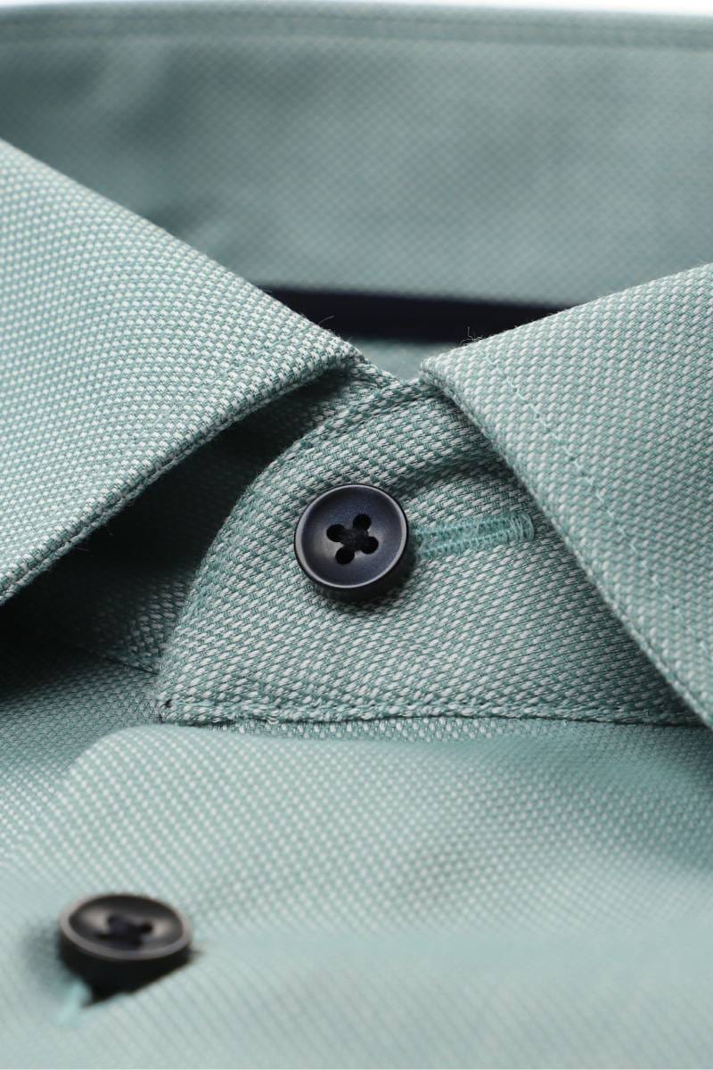 ETERNA Slim Fit Hemd minze, Strukturiert
