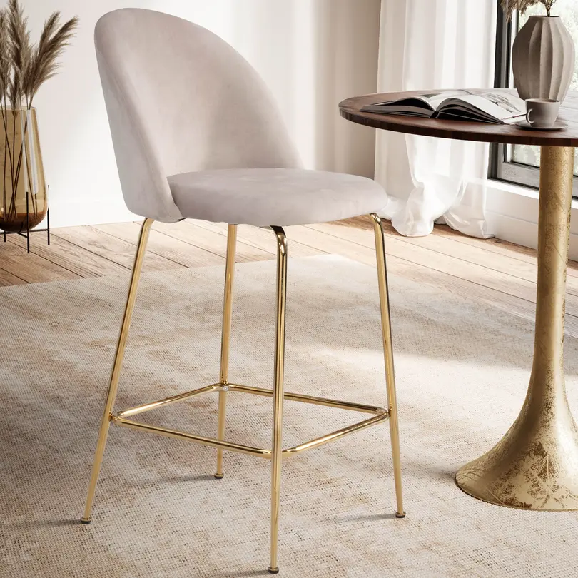 Barhocker Samt