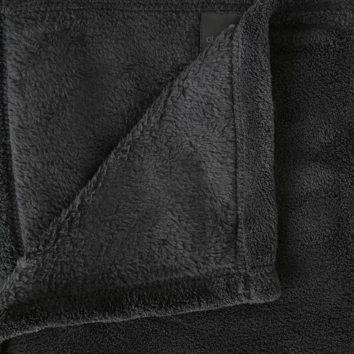 Microfibre plaid Slate grey, 125x150 cm