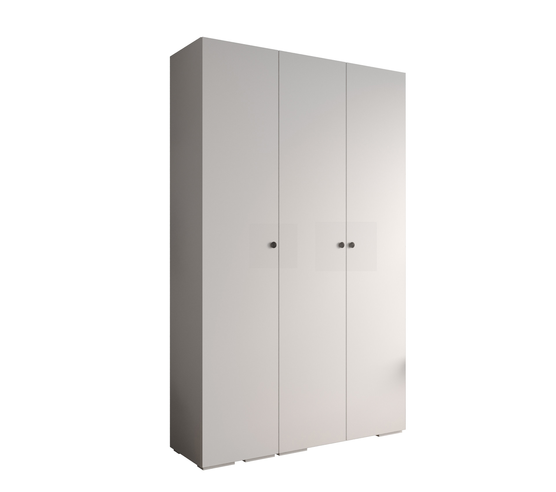 Szafa ubraniowa Garderoba INOVA 2 1,5SZ biały czarny
