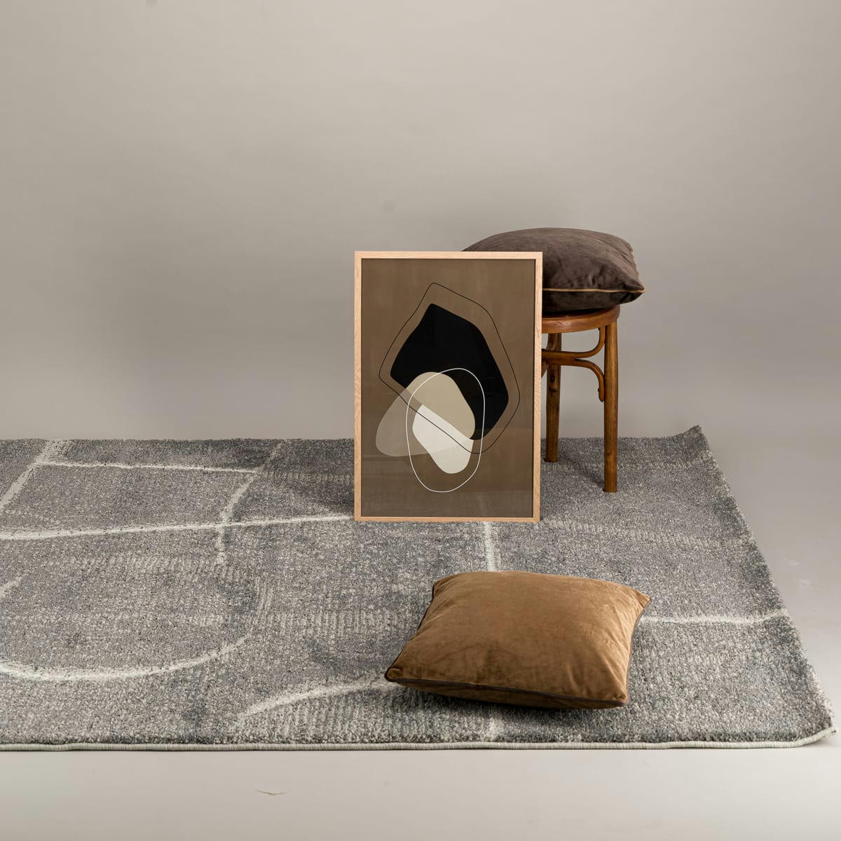 SHADOW - Tapis design en fibres recyclées 160x230, OEKO-TEX®