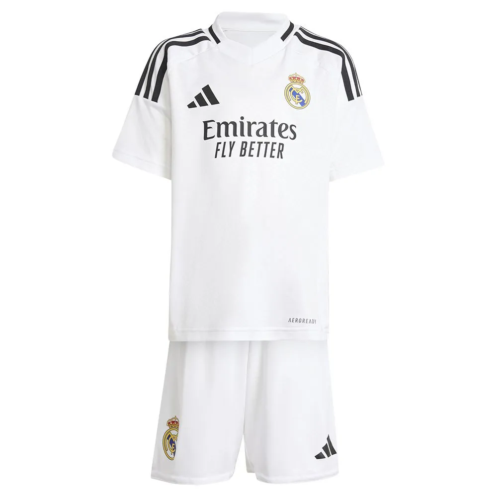 adidas Real Madrid 24/25 home short sleeve Junior Set