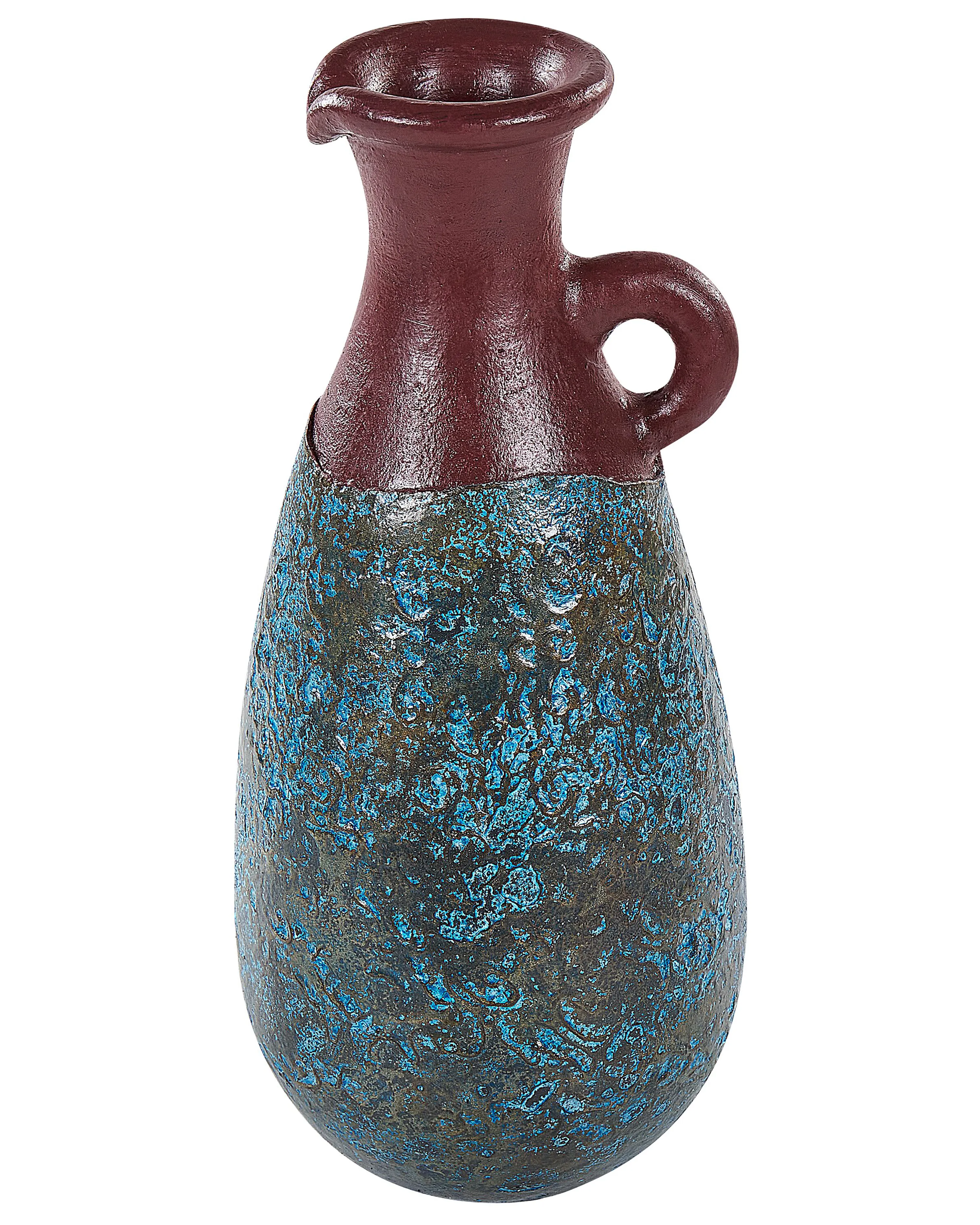 Decorative Vase VELIA Ceramic 40 cm Blue