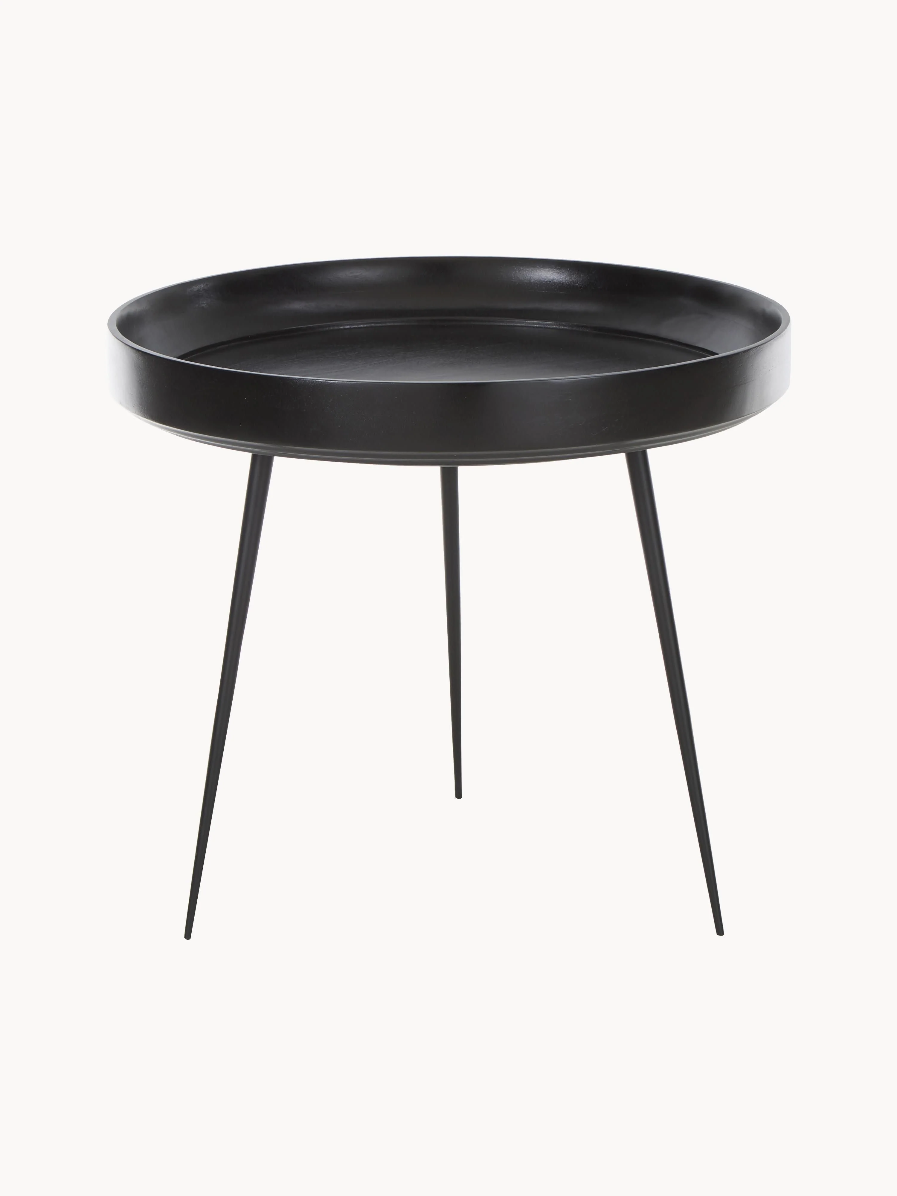 Runder Beistelltisch Bowl aus Mangoholz