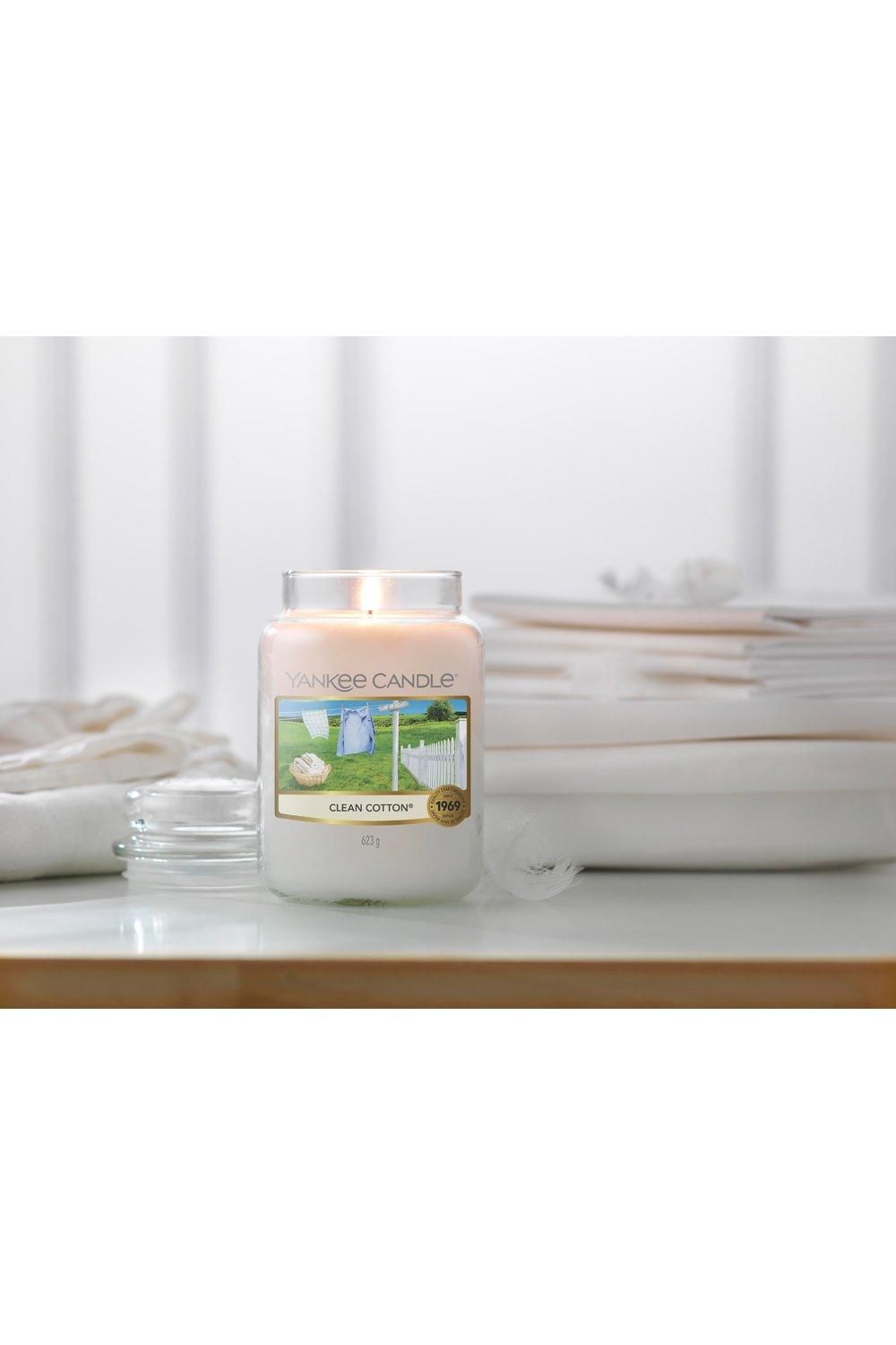 Yankee Candle Clean Cotton Large Candle Jar