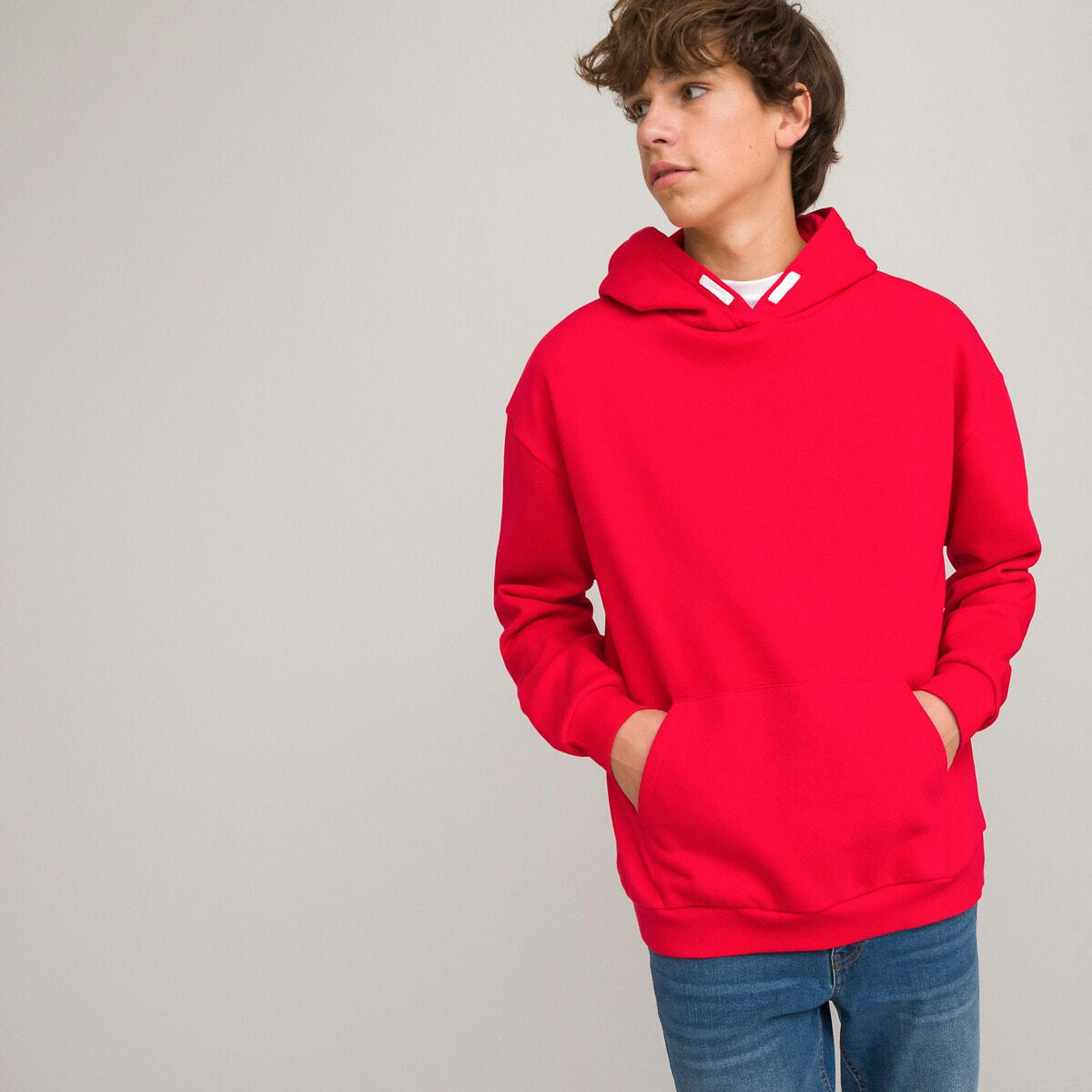 Sweat à capuche oversize en molleton unisexe