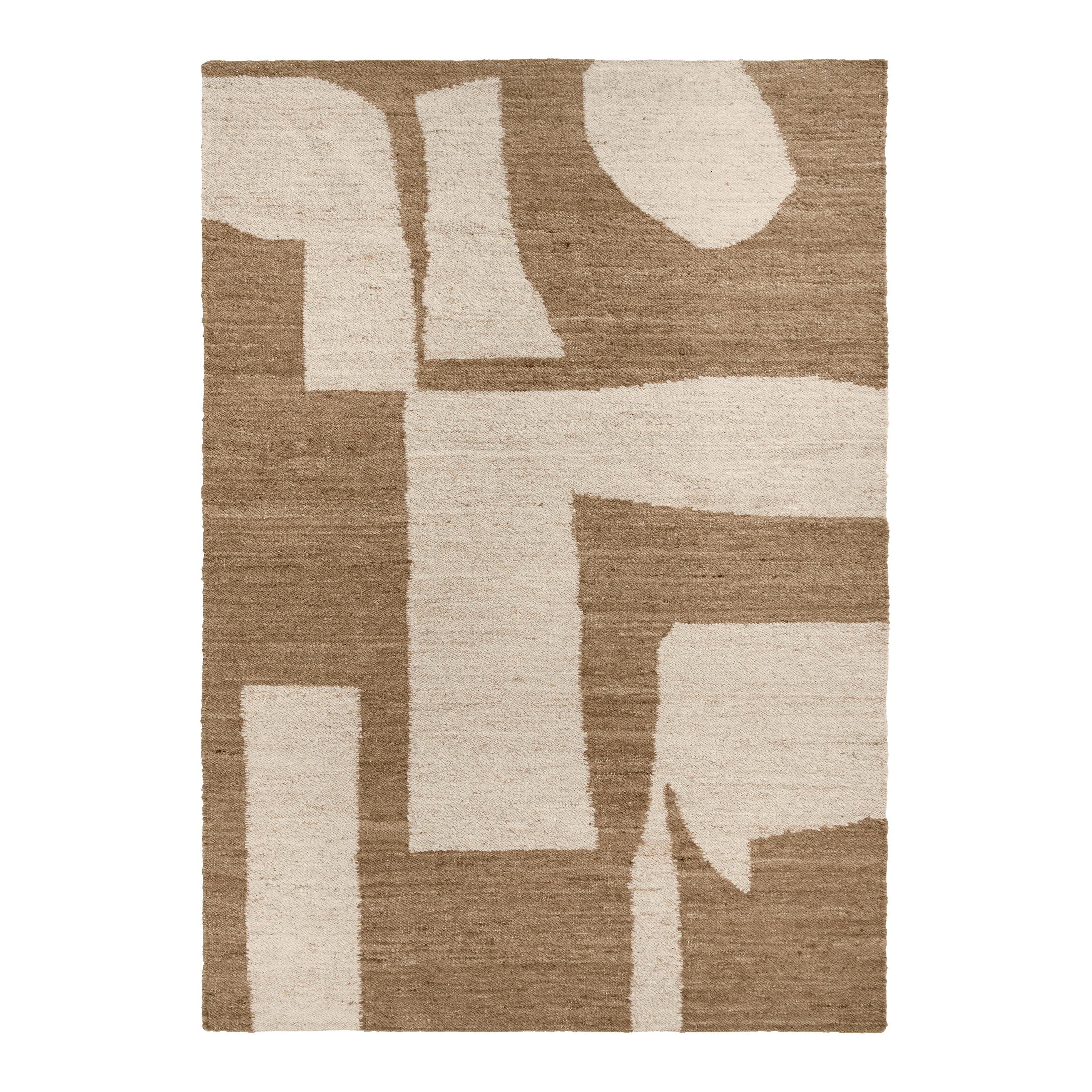 Ferm Living Piece Vloerkeed 200 x 300 cm - Toffee
