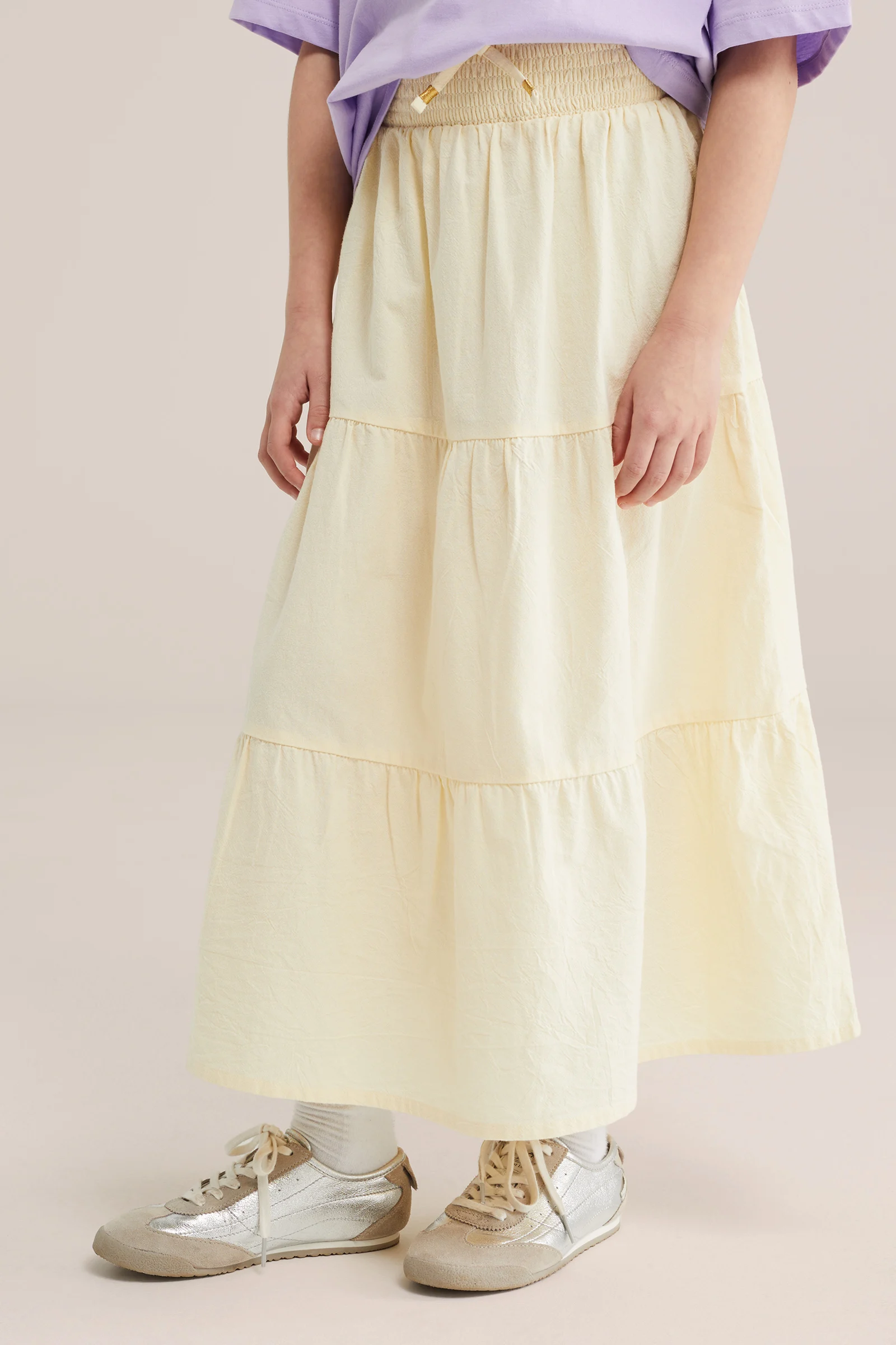 Meisjes maxi rok van katoen