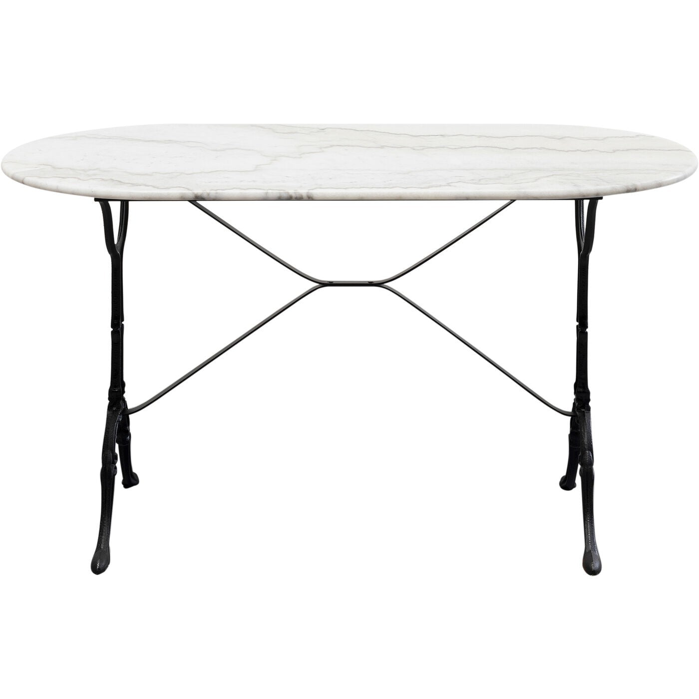 Eettafel Bistrot 120x60cm wit marmer Kare Design