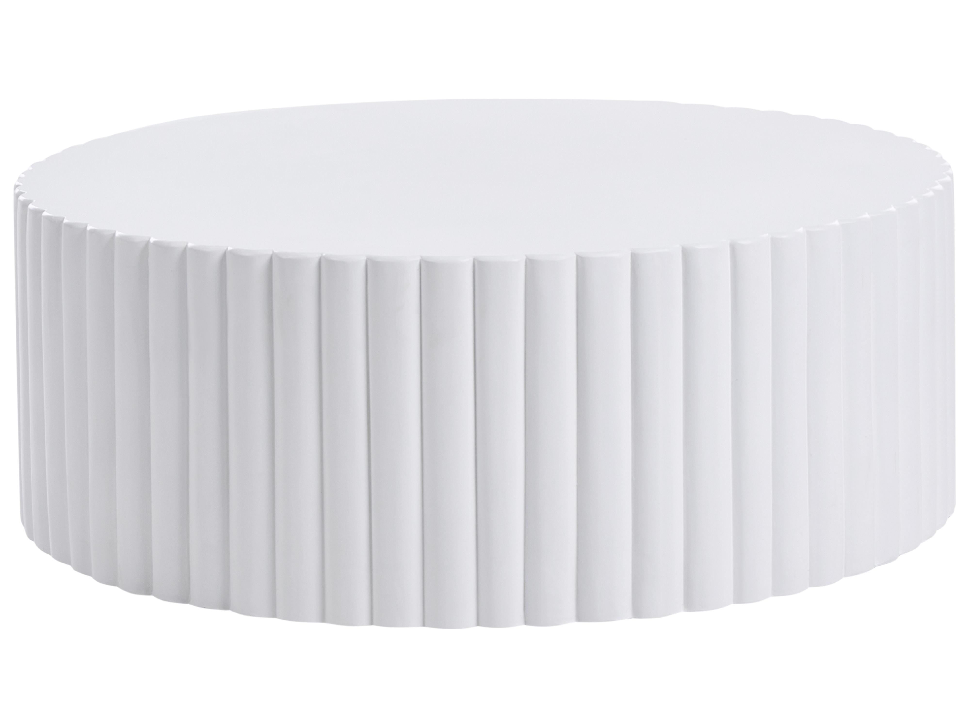 Coffee Table POZZA 117 cm 117 cm White
