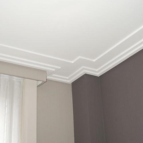 C353 Corniche plafond polyuréthane Orac Decor Luxxus - 3,5x16,5x200cm (h x p x L) moulure décorative A l'unité