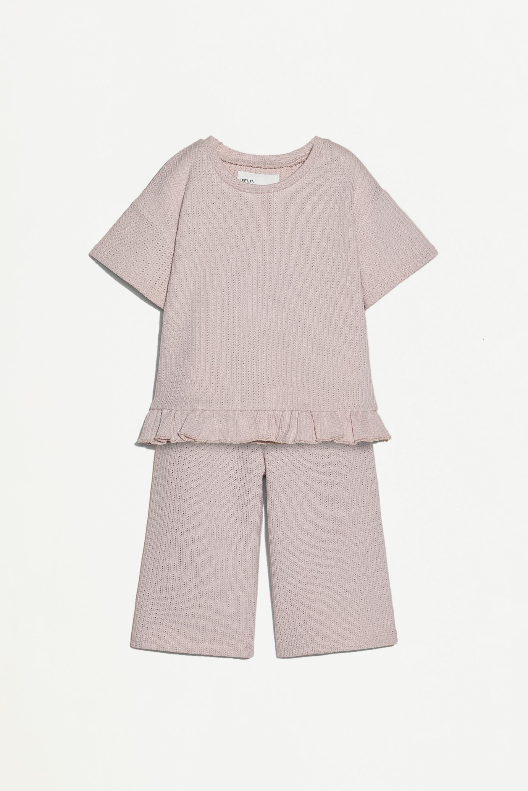Set top y pantalón punto