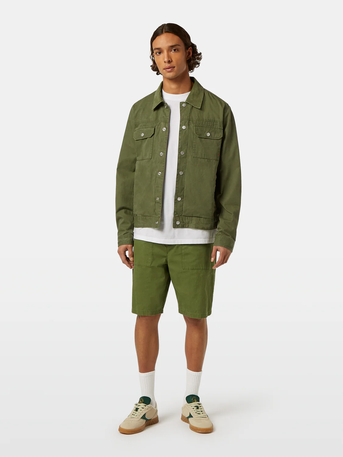 Pigment-Dyed Worker Jacket