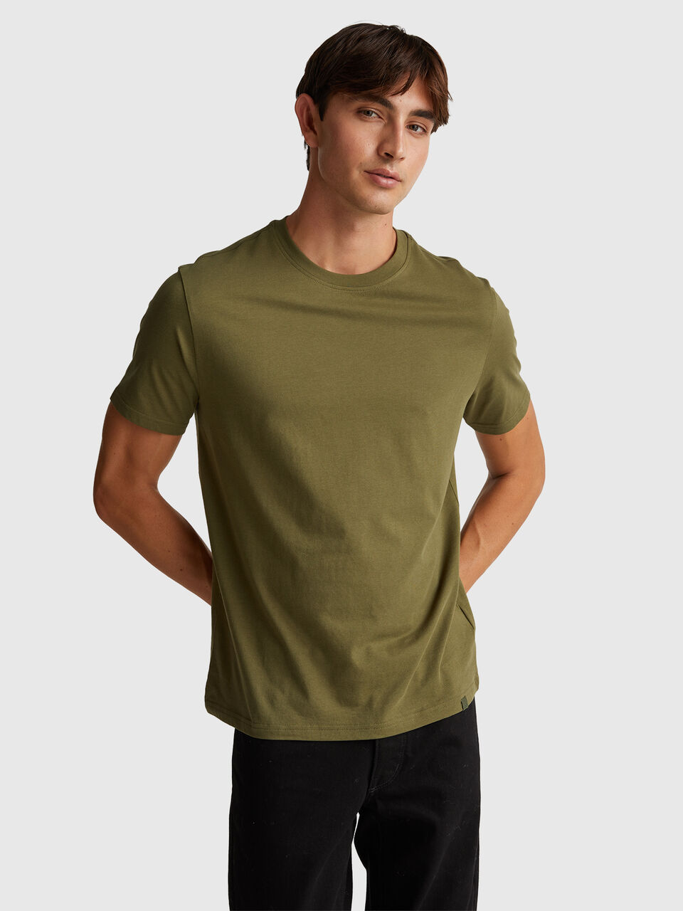 Long fiber cotton t-shirt