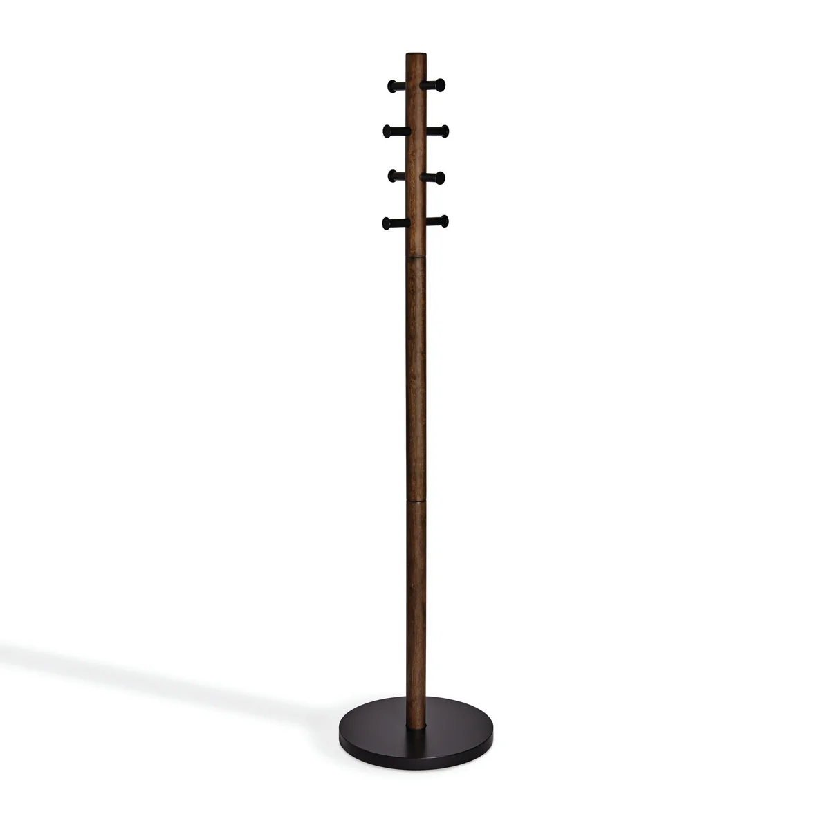 Umbra - Pillar Garderobenständer, schwarz / walnuss