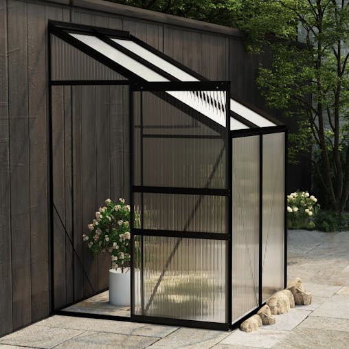 NNEVL Greenhouse Anthracite Aluminium 2.59 m&sup3;