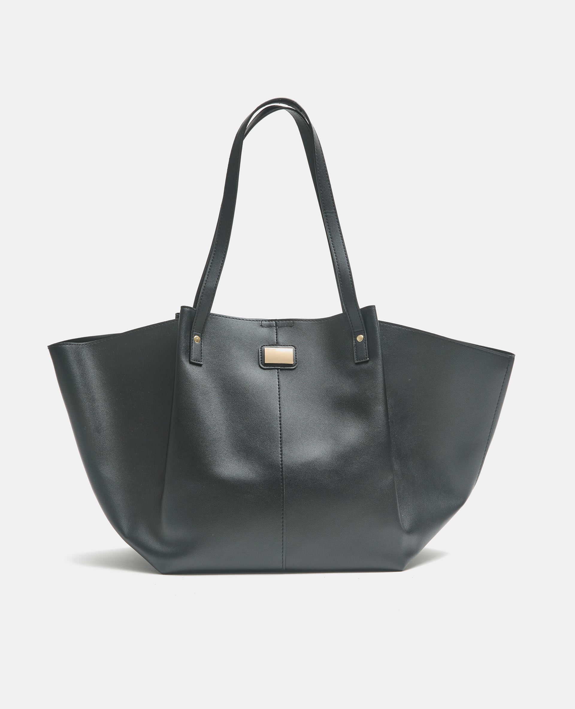 Grand sac en simili avec poignées