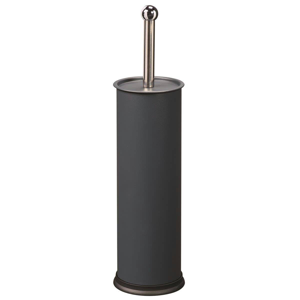 CLEANA - Porte-balayette à poser en Acier inoxydable Gris anthracite