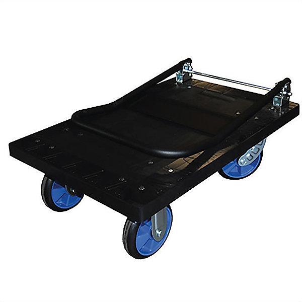 Chariot roulant plastique - 4 roues pneumatiques - Charge max. 300kg - CP30RG