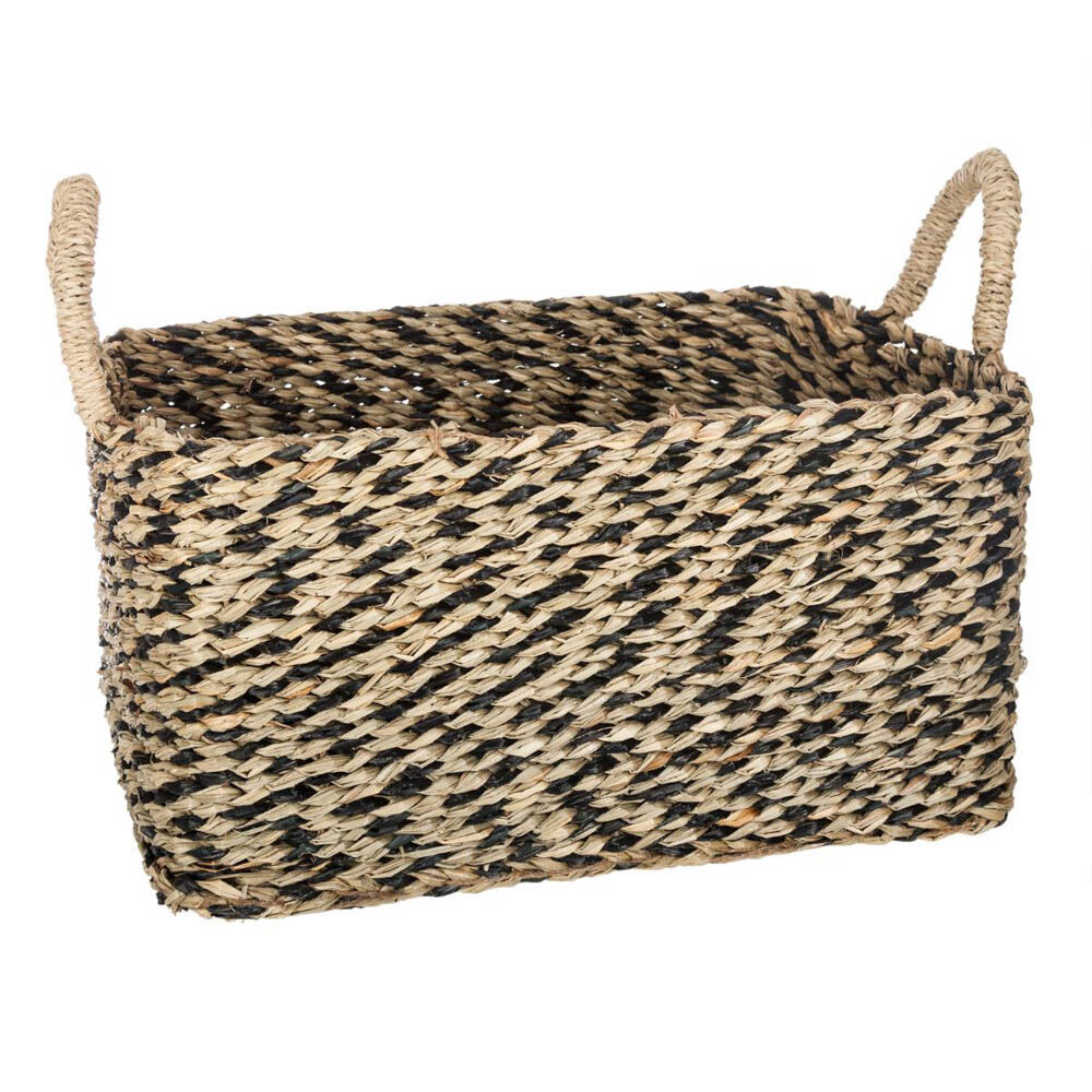 Cesto seagrass retangular ETNIC 17x43,5cm