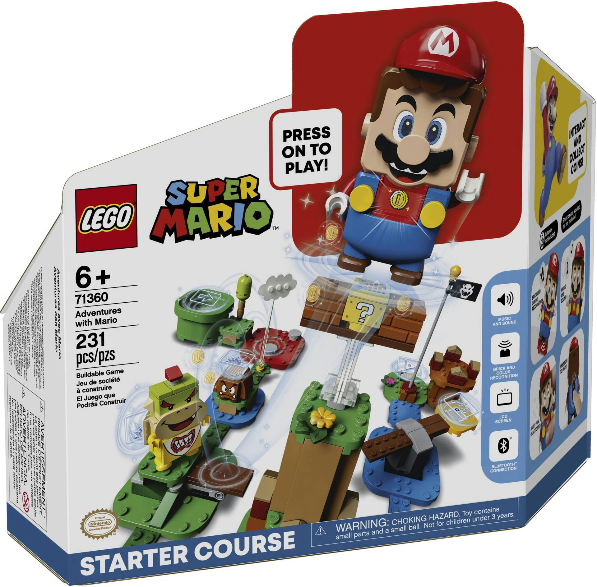 LEGO® Super Mario Adventures with Mario Interactive Set 71360 Starter Course, Ages 6+