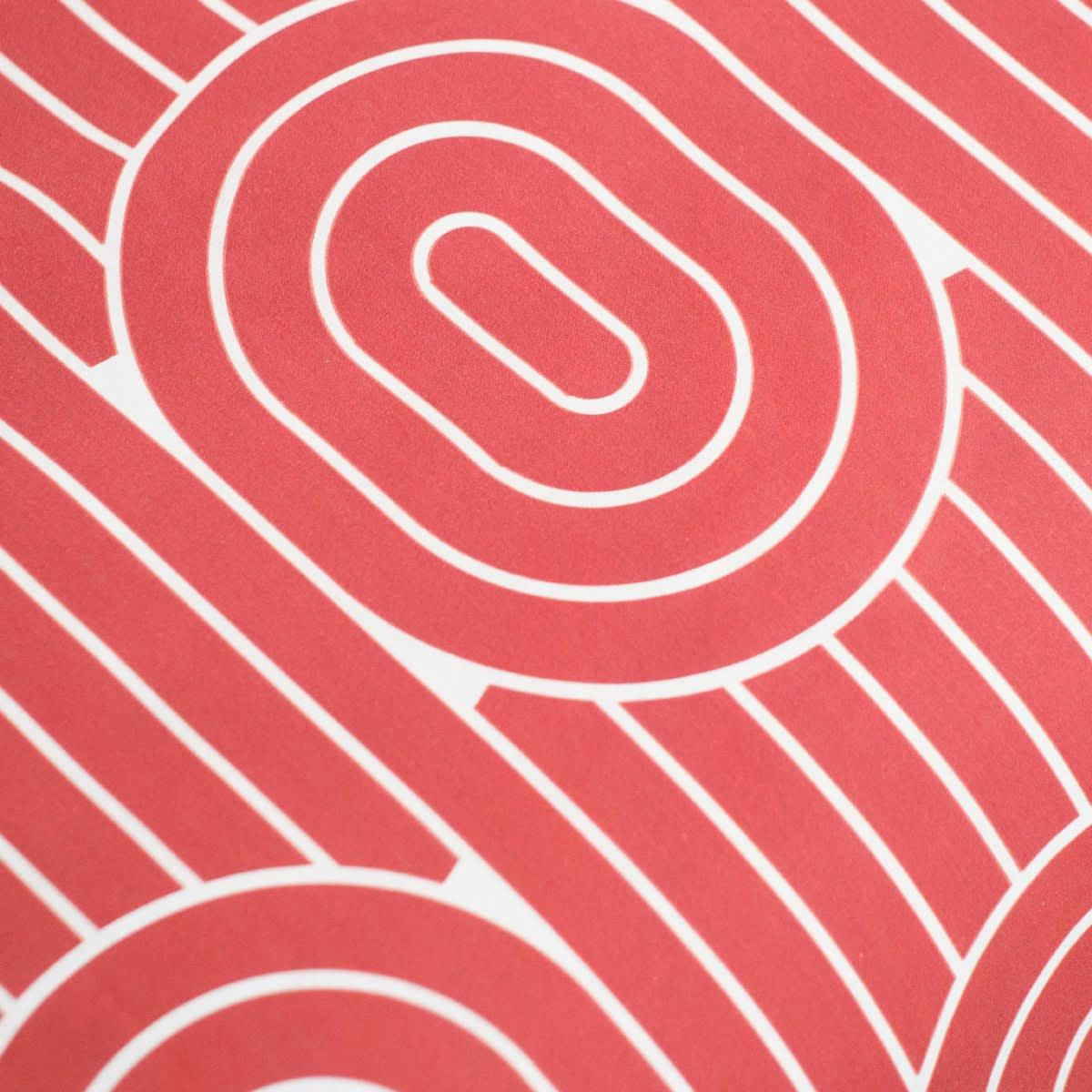 - Parure de lit en Coton Rouge 260x240 cm