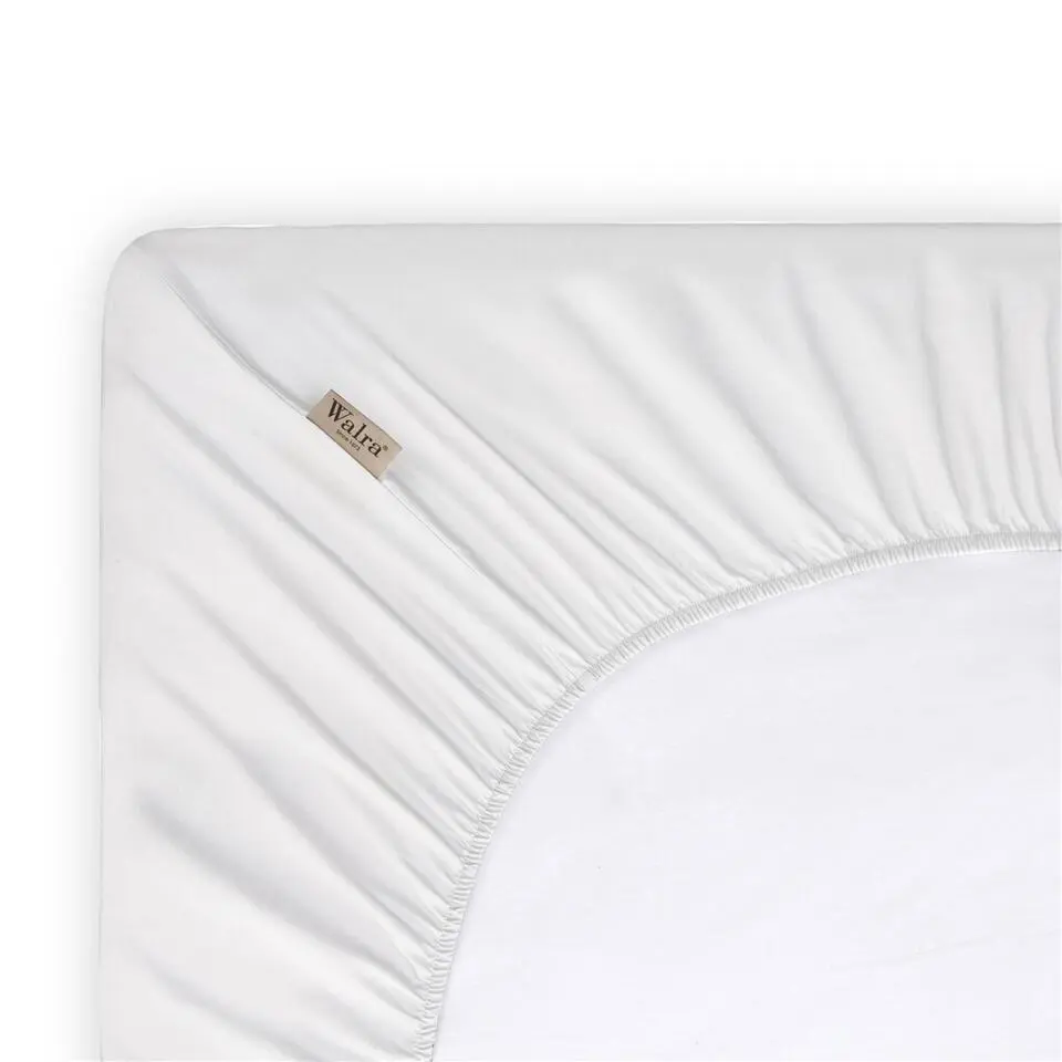 Walra - Hoeslaken Katoen - 140x200 cm - Wit
