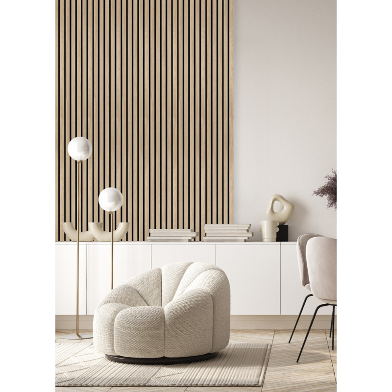 Lambris revêtu Kontrast Natural Wood 260 x 23,8 x 1,2 cm 3 pièces DEPRO