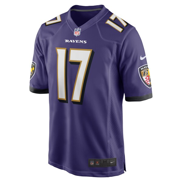 Josh Johnson Baltimore Ravens Nike Team Game Jersey -  Purple