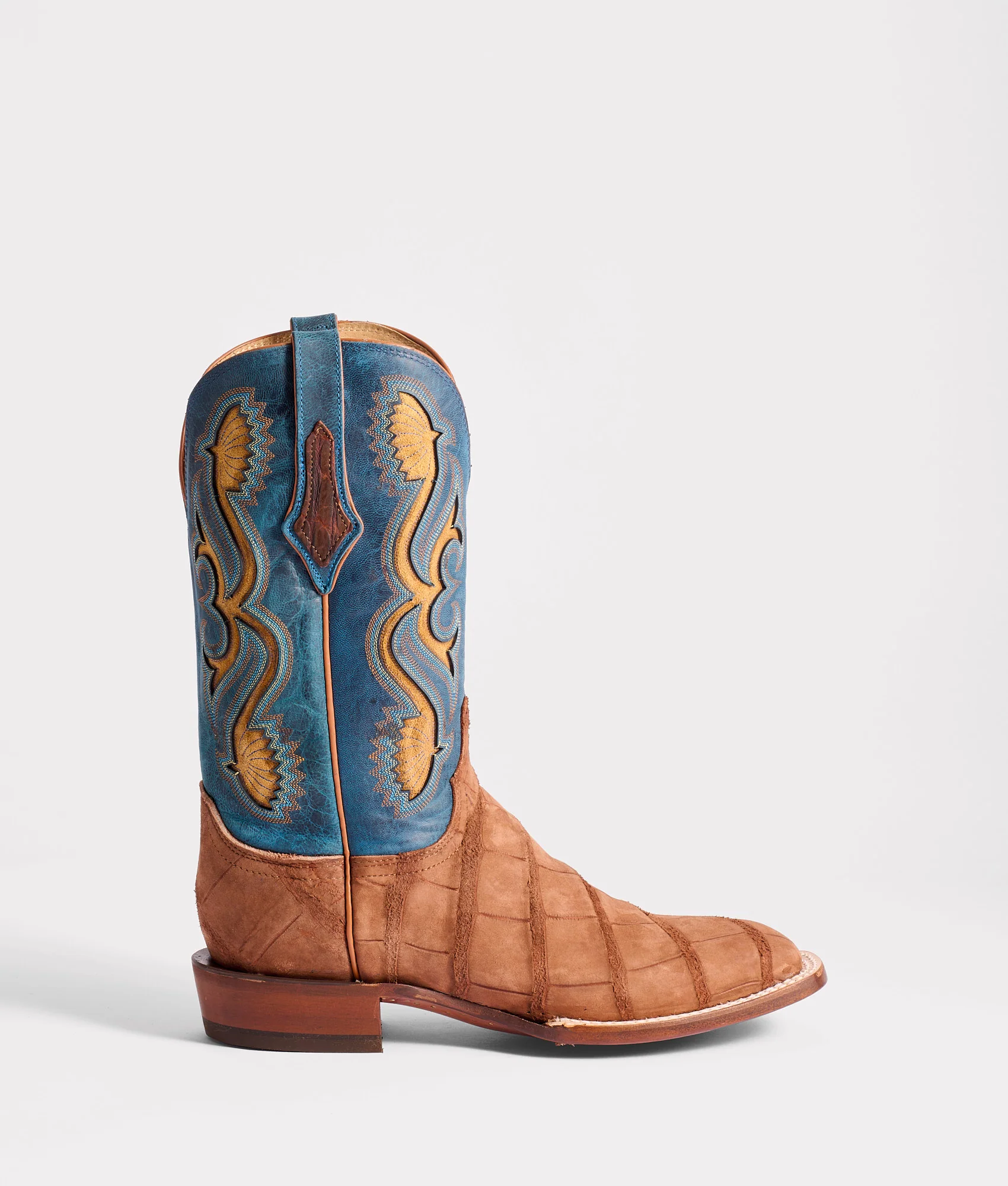 Men's Nubuck Giant Gator Boots