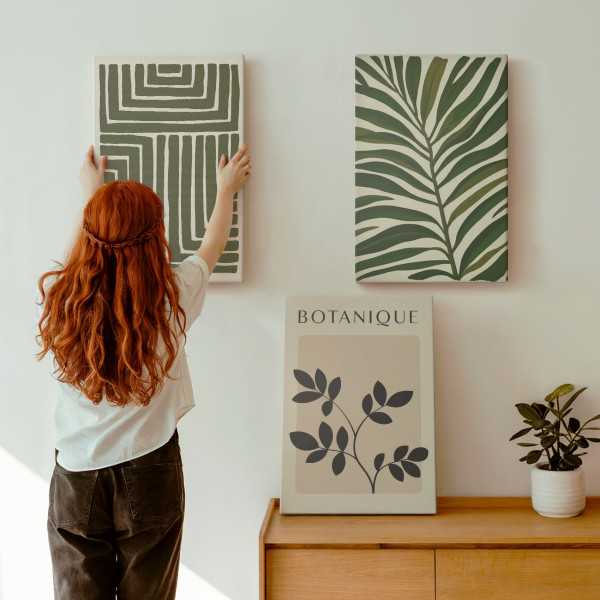Obraz canvas 3 częściowy Boho kompozycje | 3x40x60 | Wallfluent