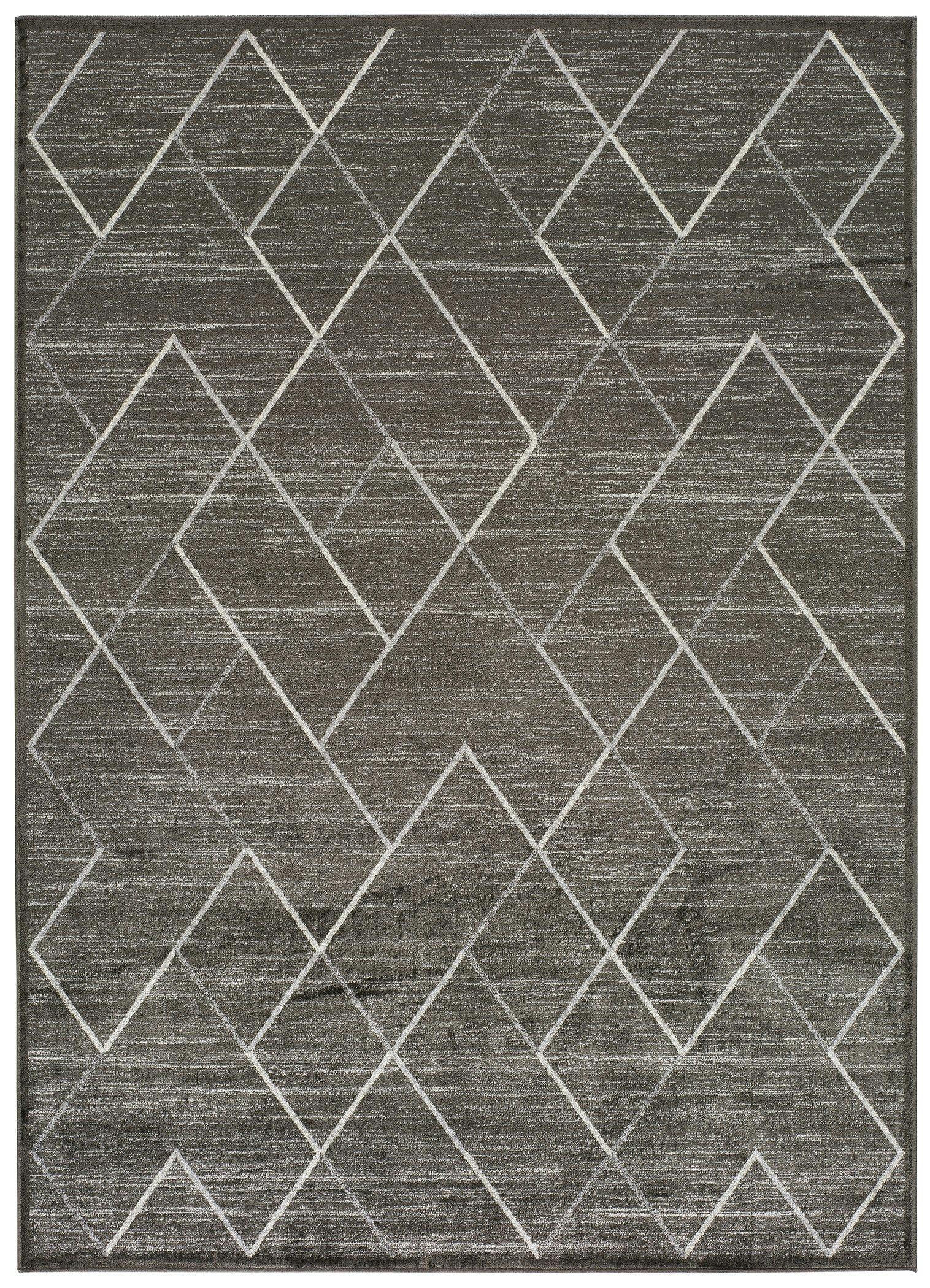 BELGA - Tapis vintage gris 160x230 cm
