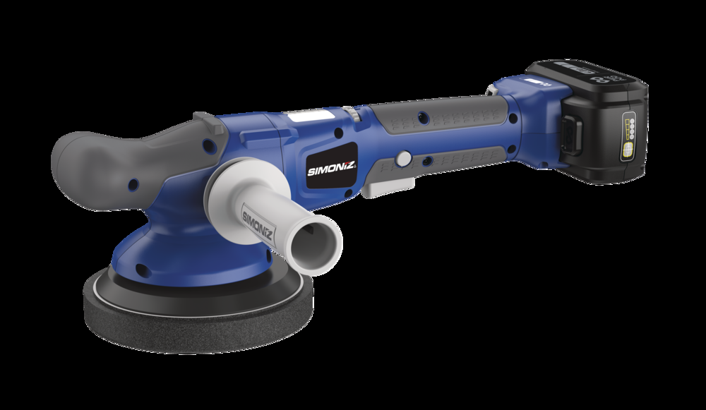 SIMONIZ 20V Brushless Random Orbit Polisher, 6-in, with PWR POD 4.0Ah battery