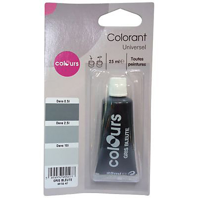 Colorant universel toutes peintures gris bleuté Colours 25 ml