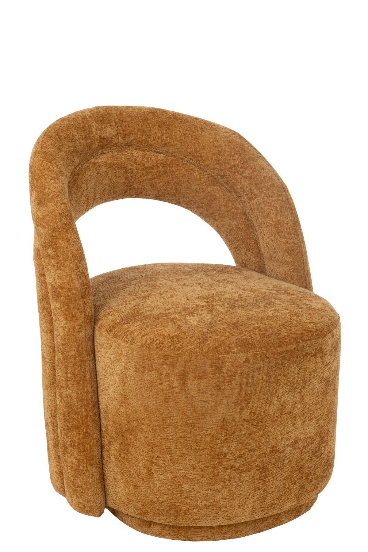 J-Line stoel Accent stoel - textiel - oker