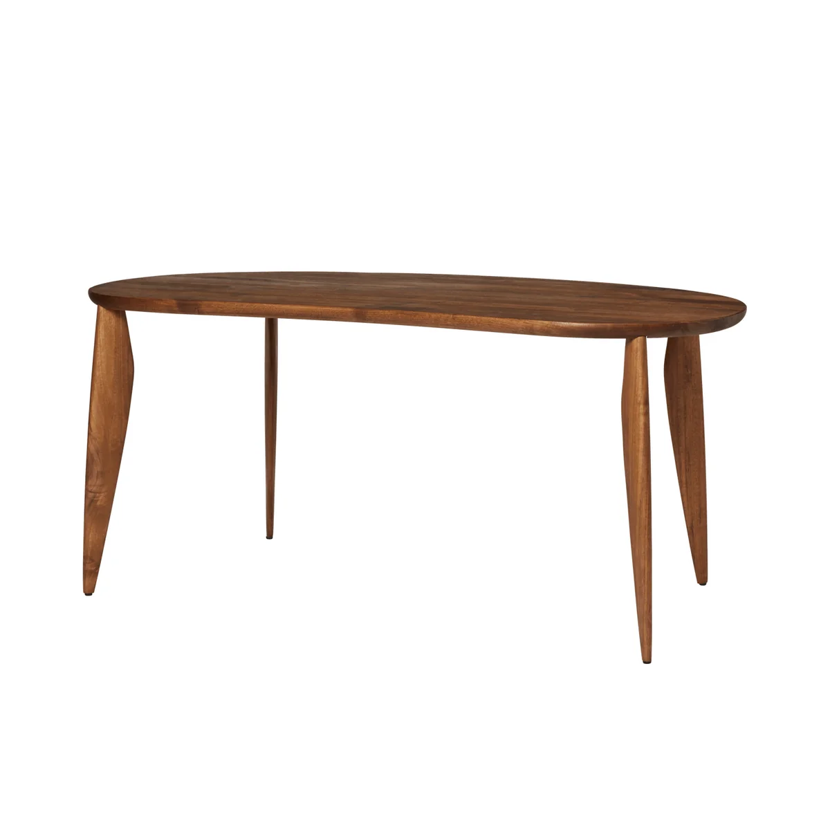 Ferm Living - Feve Esstisch, 160 x 86 cm, Walnuss natur