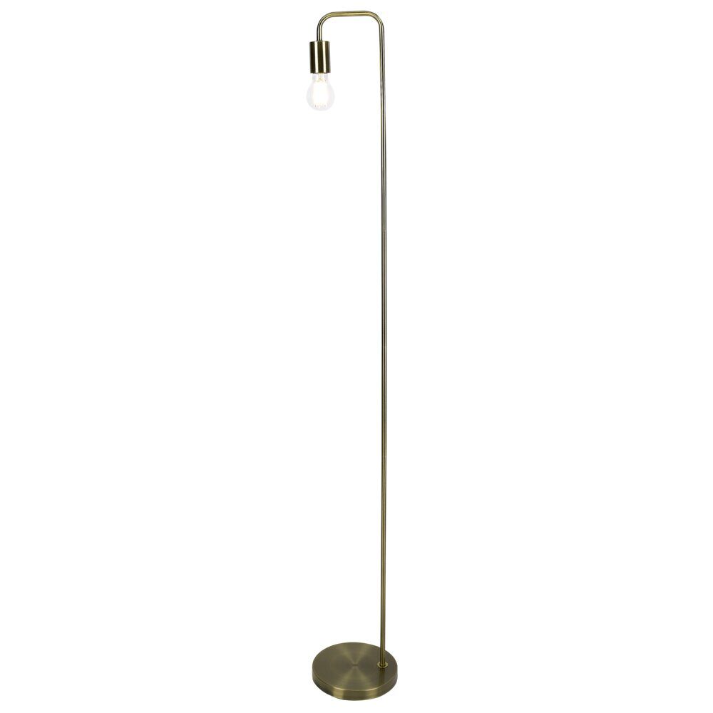 Lampadaire filaire doré Ø20xH150cm
