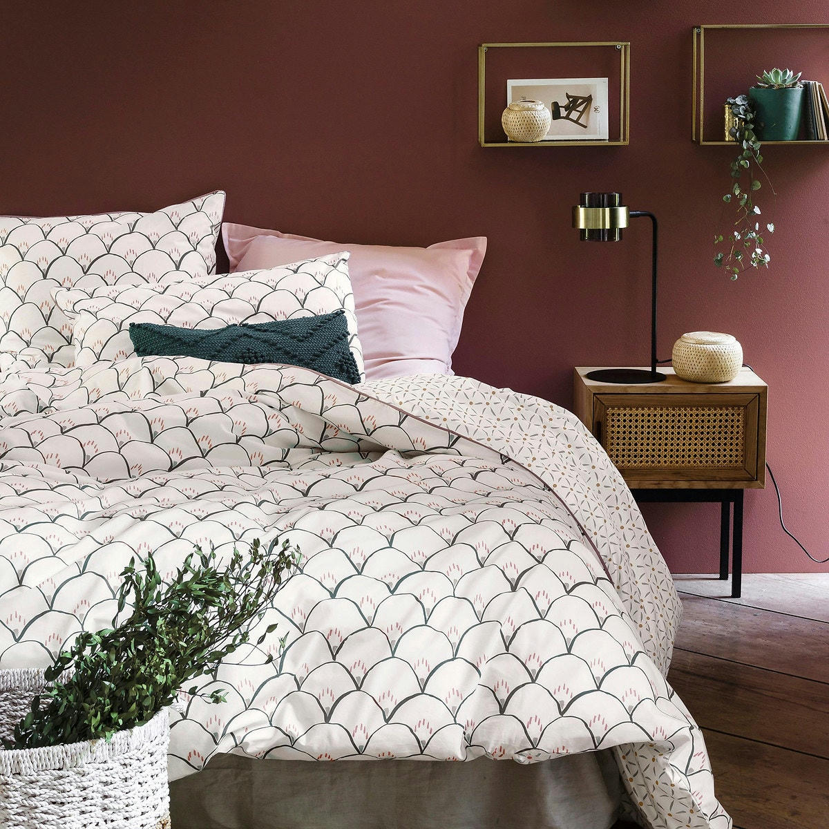Housse de couette percale de coton, Elka