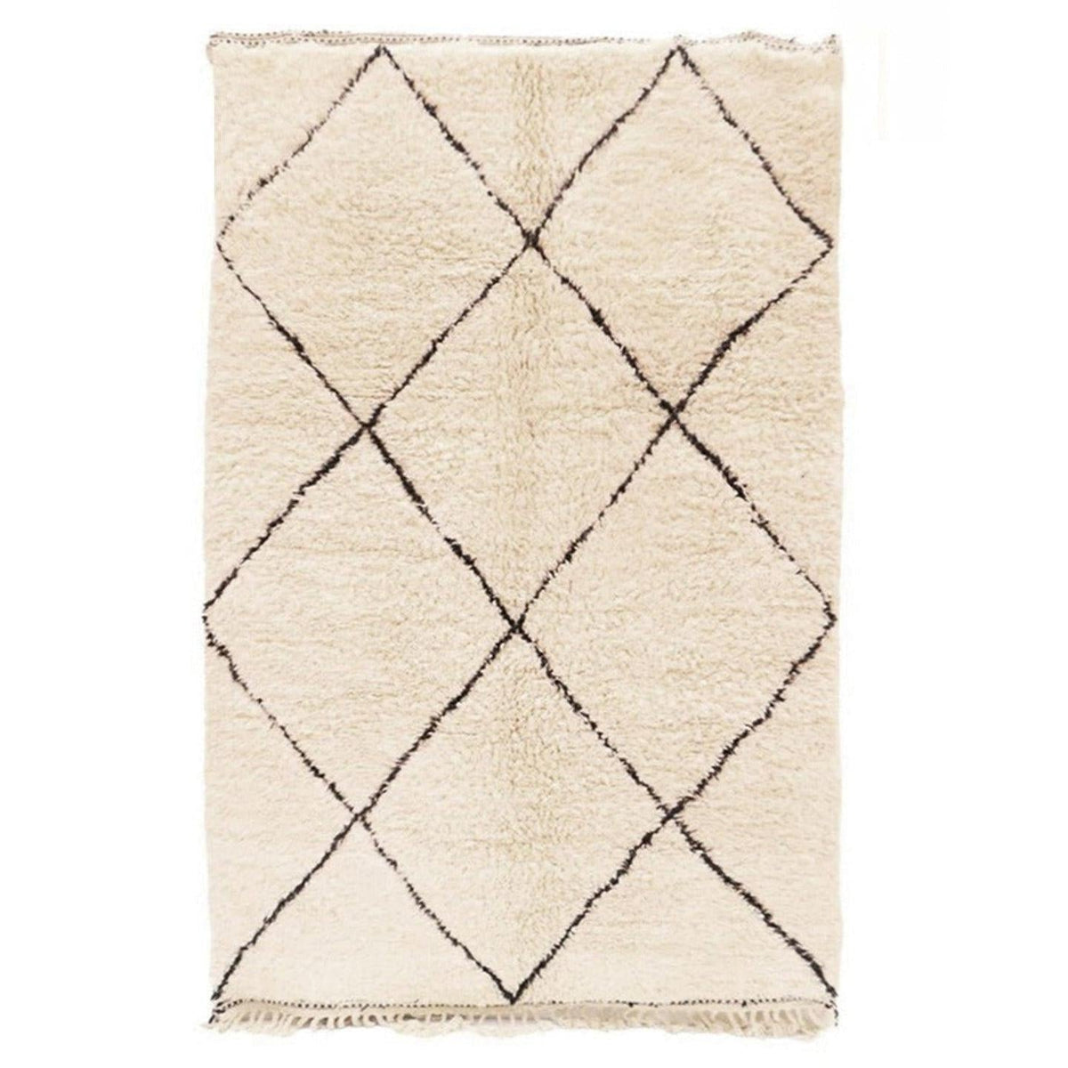 AFK Living vloerkleed Berber - handgemaakt - Wol - 80 cm x 240 cm