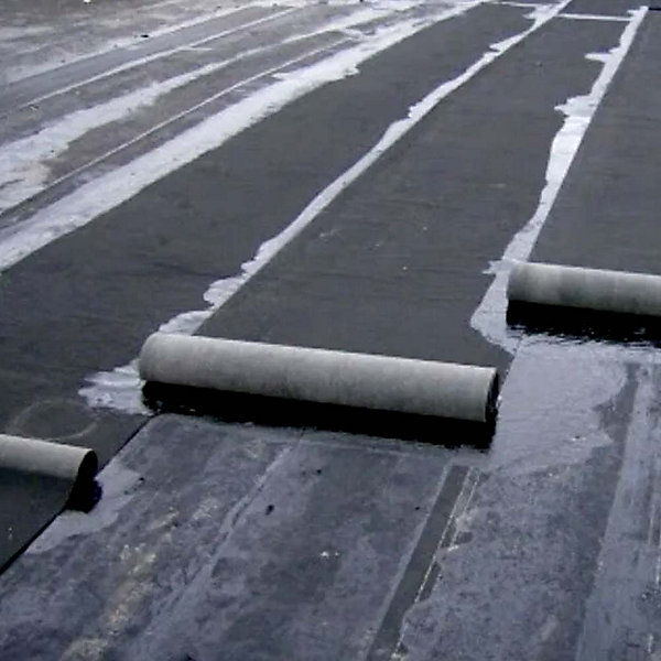 Feuille d'asphalte anti-radon et pare-vapeur - Membrane de bitume modifié LBM (SBS) avec élastomères. Rouleau 10m x 1m