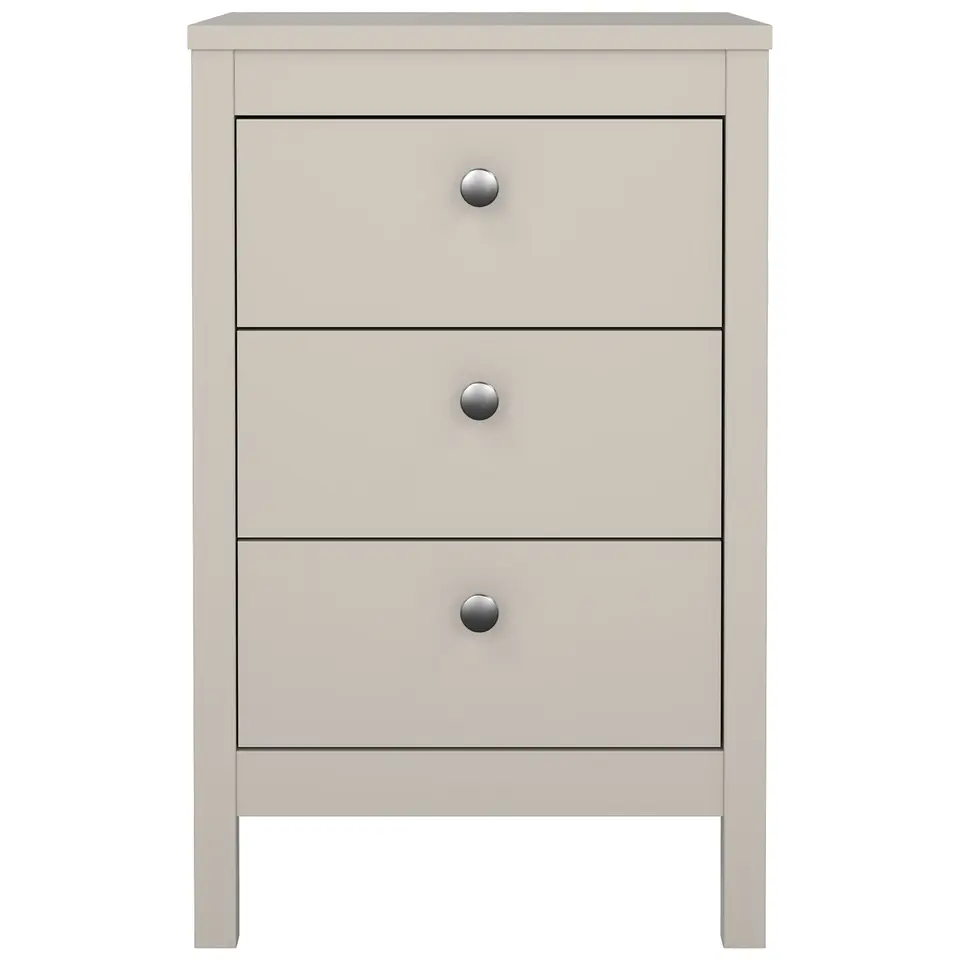 Nachtkastje Madeira - 3 lades - greige