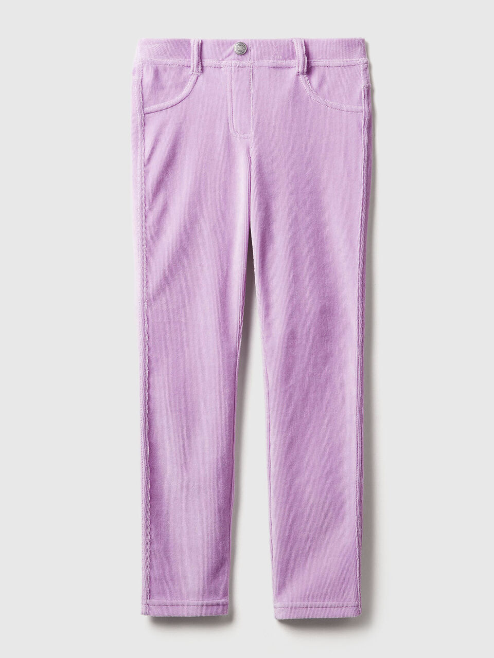 Super skinny chenille trousers