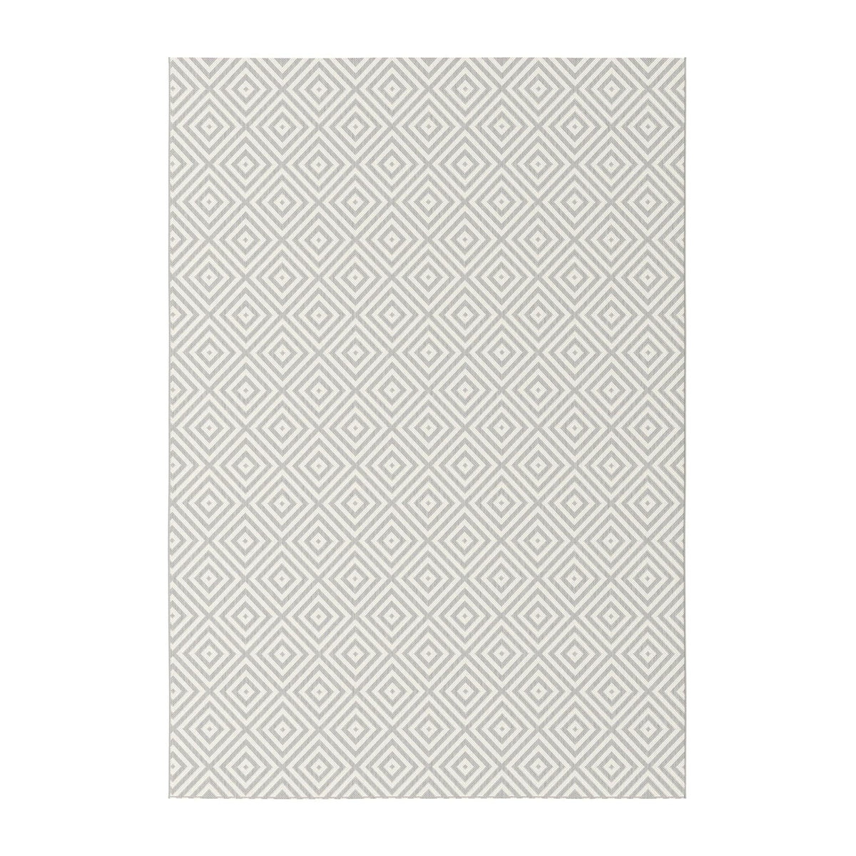 AFK Living vloerkleed Solara - voor binnen en buiten - grijs - 200 x 290 cm