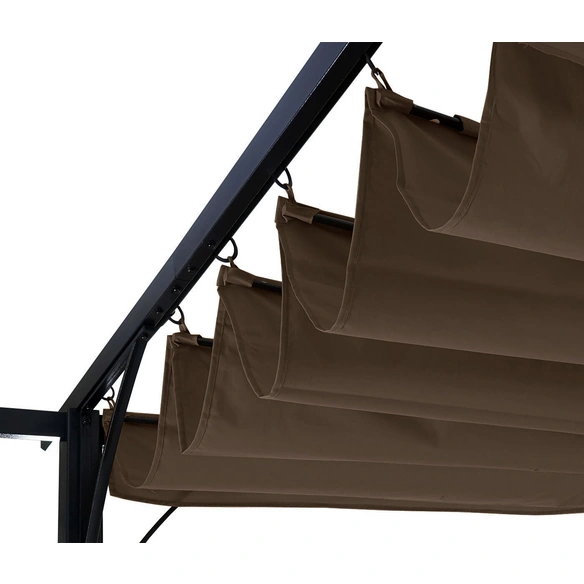 Pergola »MVG-C42«, 3,5 x 3,5 m, 6-cm-Gestell mit Schiebedach