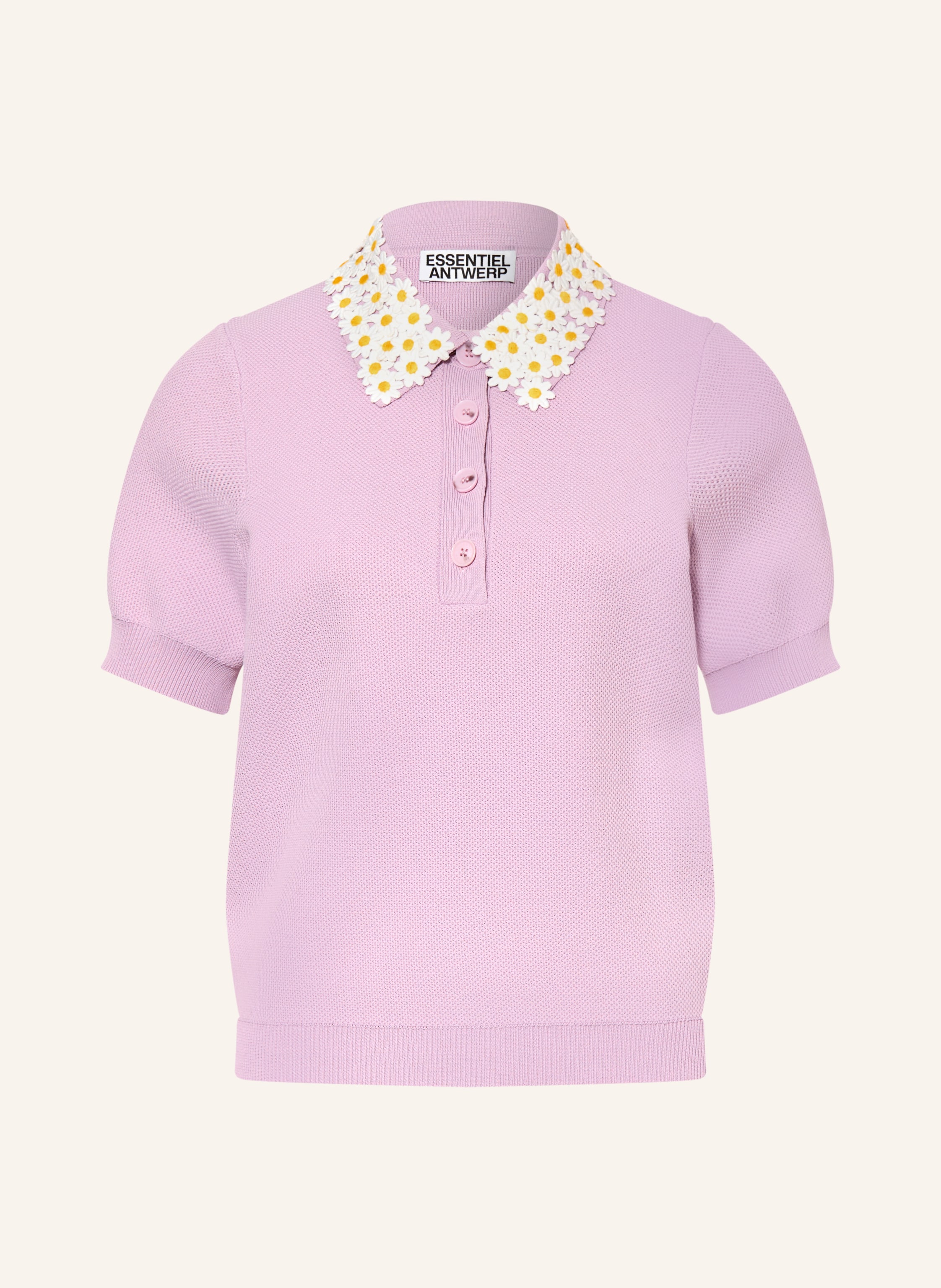ESSENTIEL ANTWERP Piqué-Poloshirt JEMBER