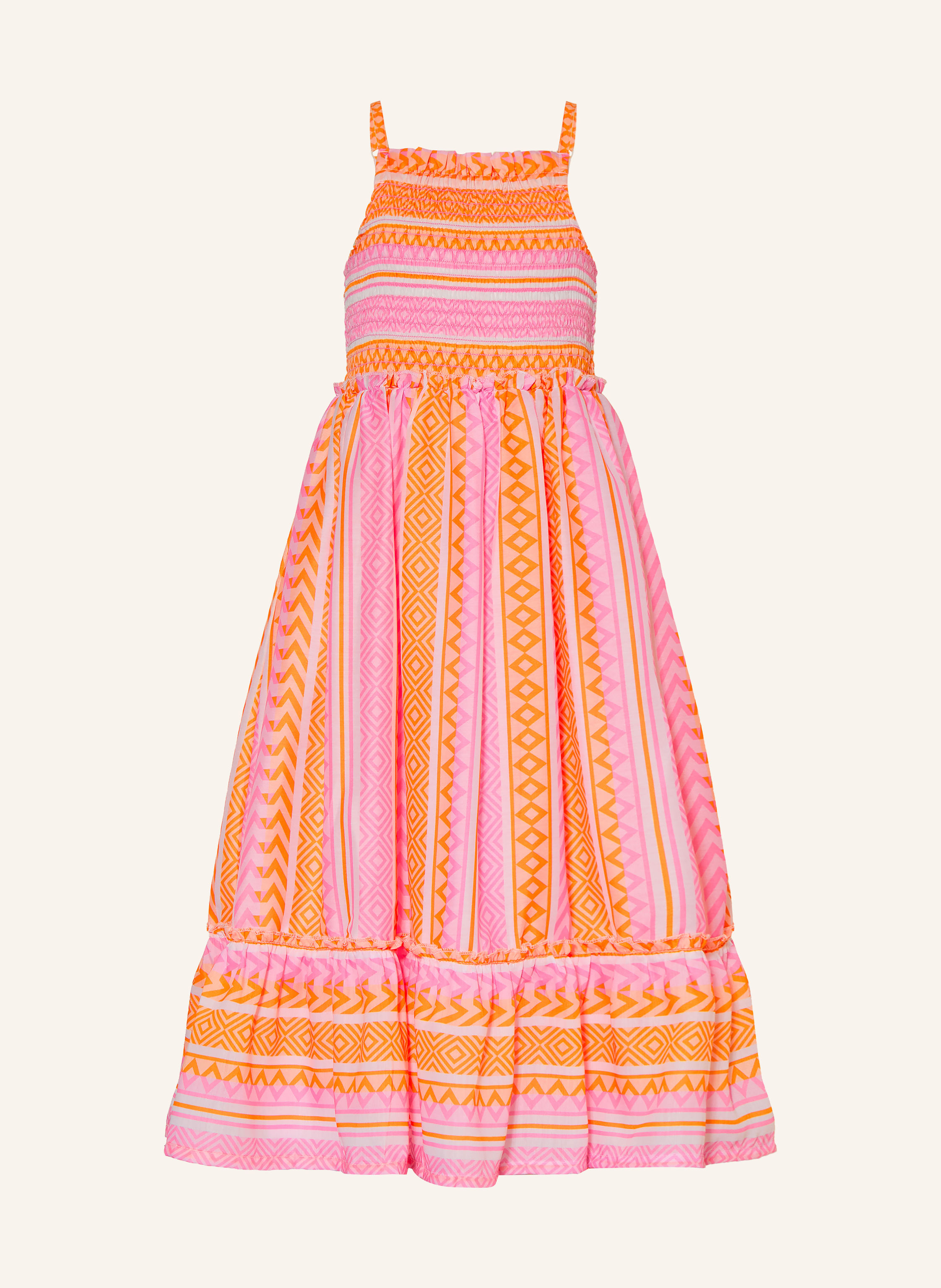 DANAMADE Kleid mit Rüschen