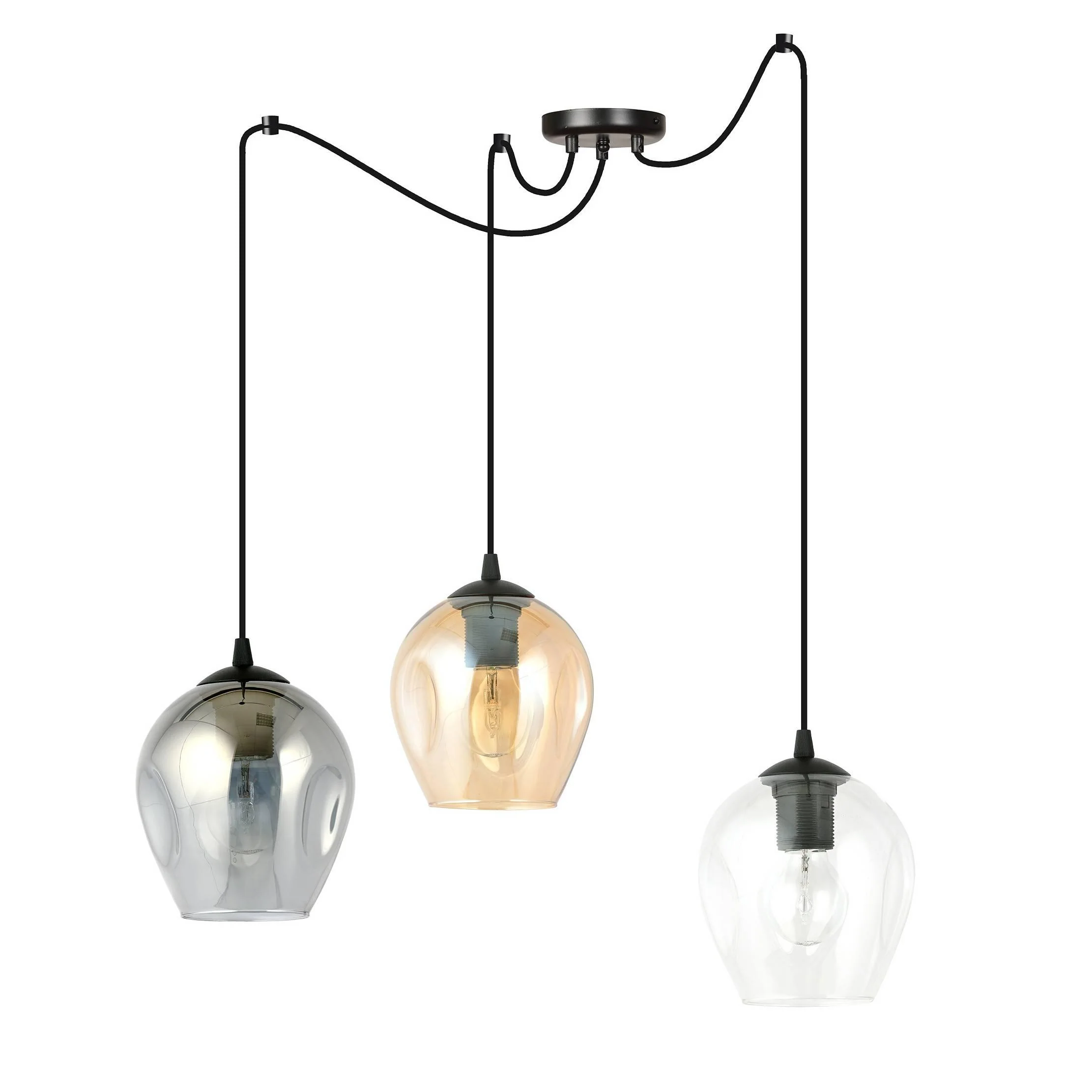 3-lichts hanglamp Stage