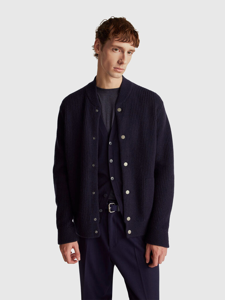 Cardigan in wool blend